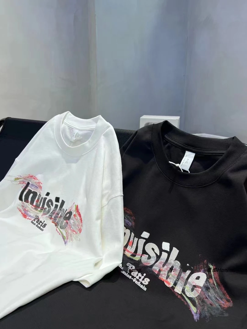 短袖潮流美式纯棉短袖休闲春夏情侣男款百搭T恤圆领男士