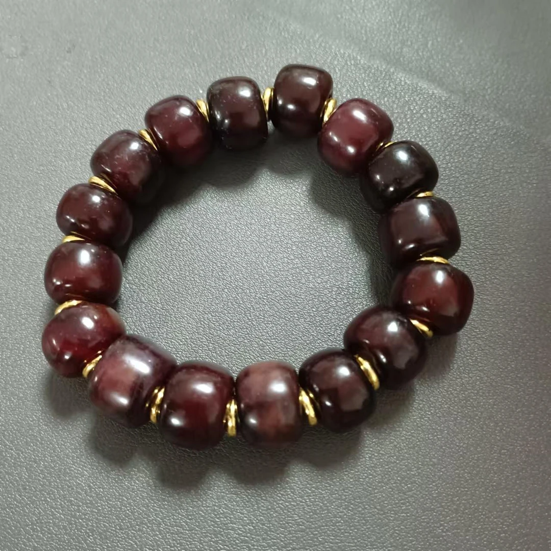 DZ7858清代 老型 高油算盘珠 玛瑙 手串-HD