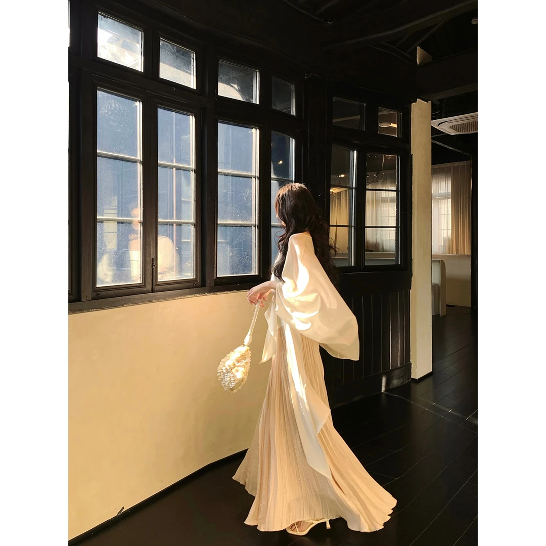 ICELOLLY【搭配伴侣】小众设计薄纱防晒衬衫开衫女春夏季薄款上衣