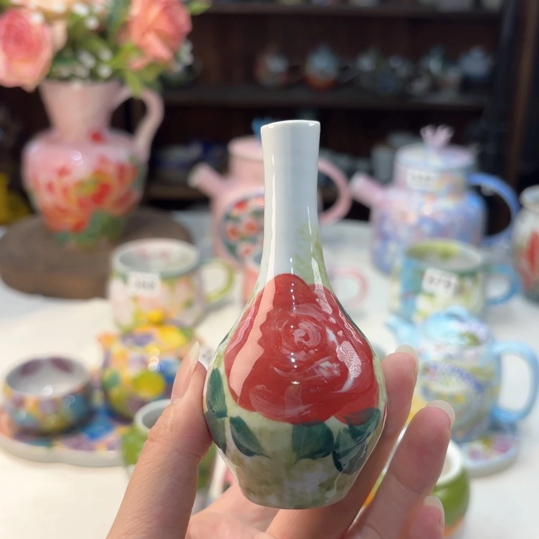 景德镇手绘高温釉下彩陶瓷茶具