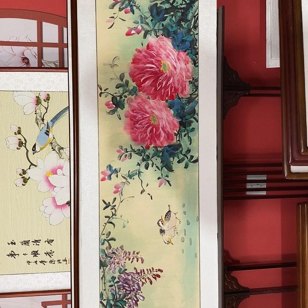 国画带框尺寸带框包邮