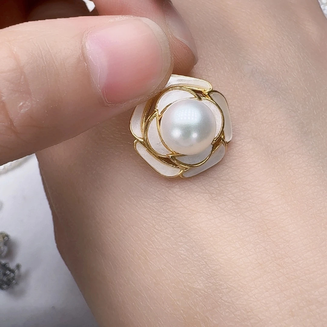 淡水珍珠未镶嵌颈饰万能扣