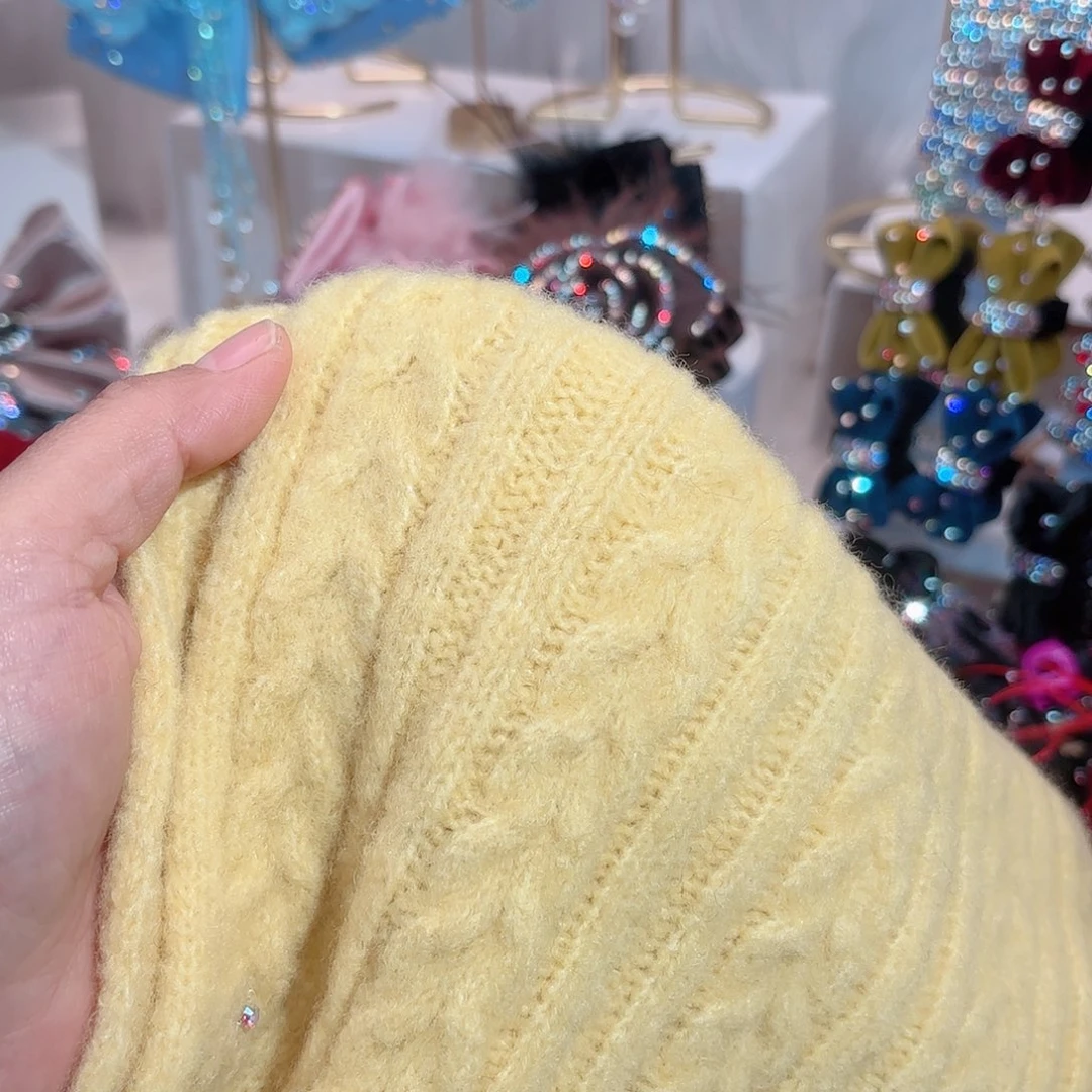 倾***儿布艺非金属黄色花朵