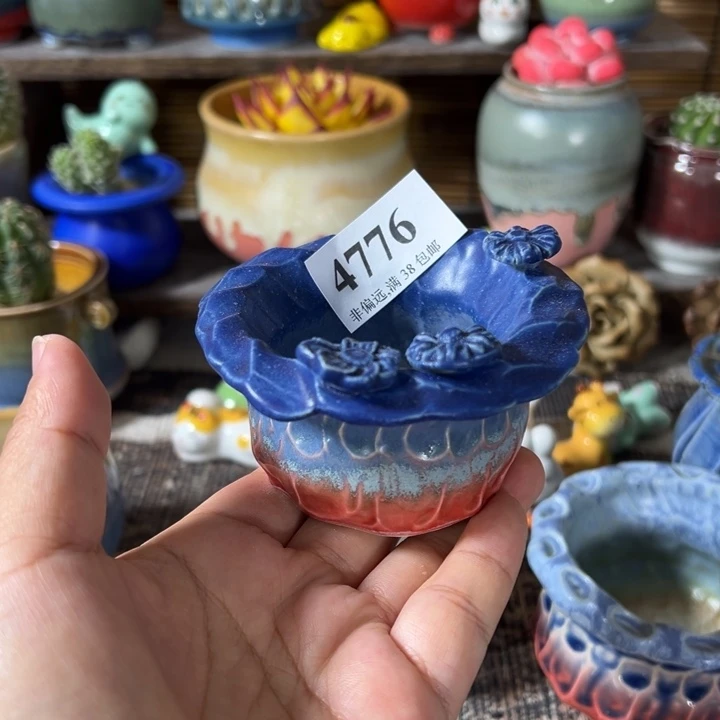 口5 手工花盆满30包邮