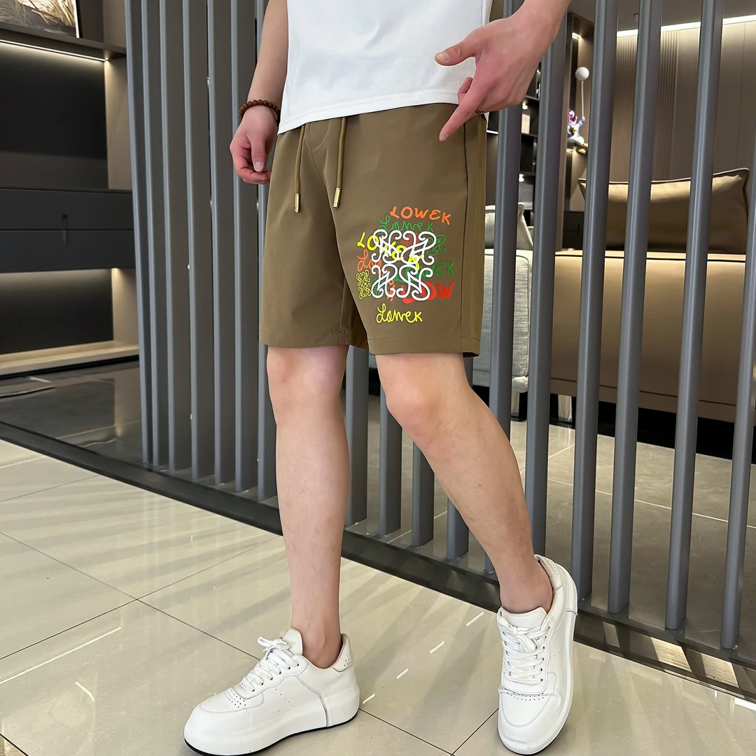 034/LOWEK2025夏季新款男士时尚百搭休闲潮流男短裤