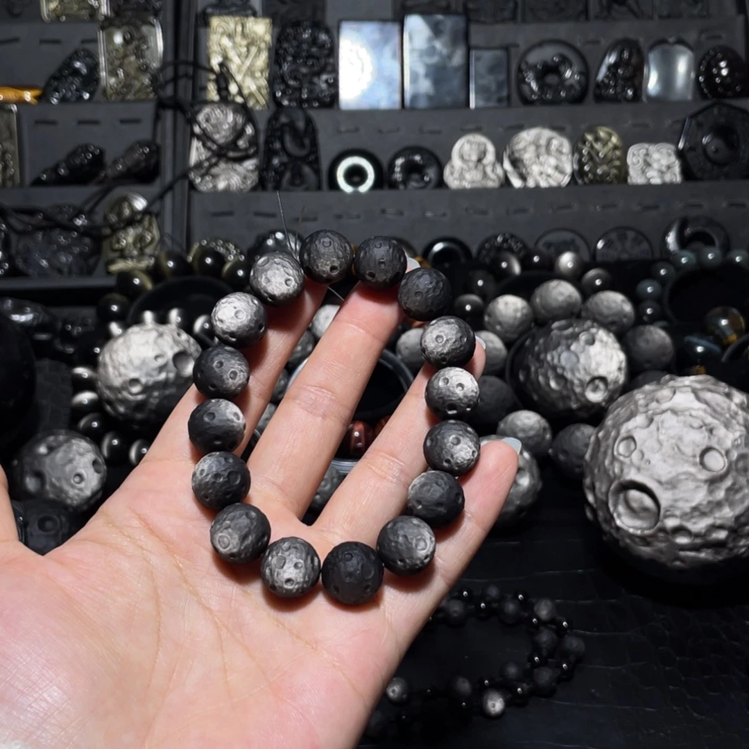 小***七黑曜岩未镶嵌珠宝奇石