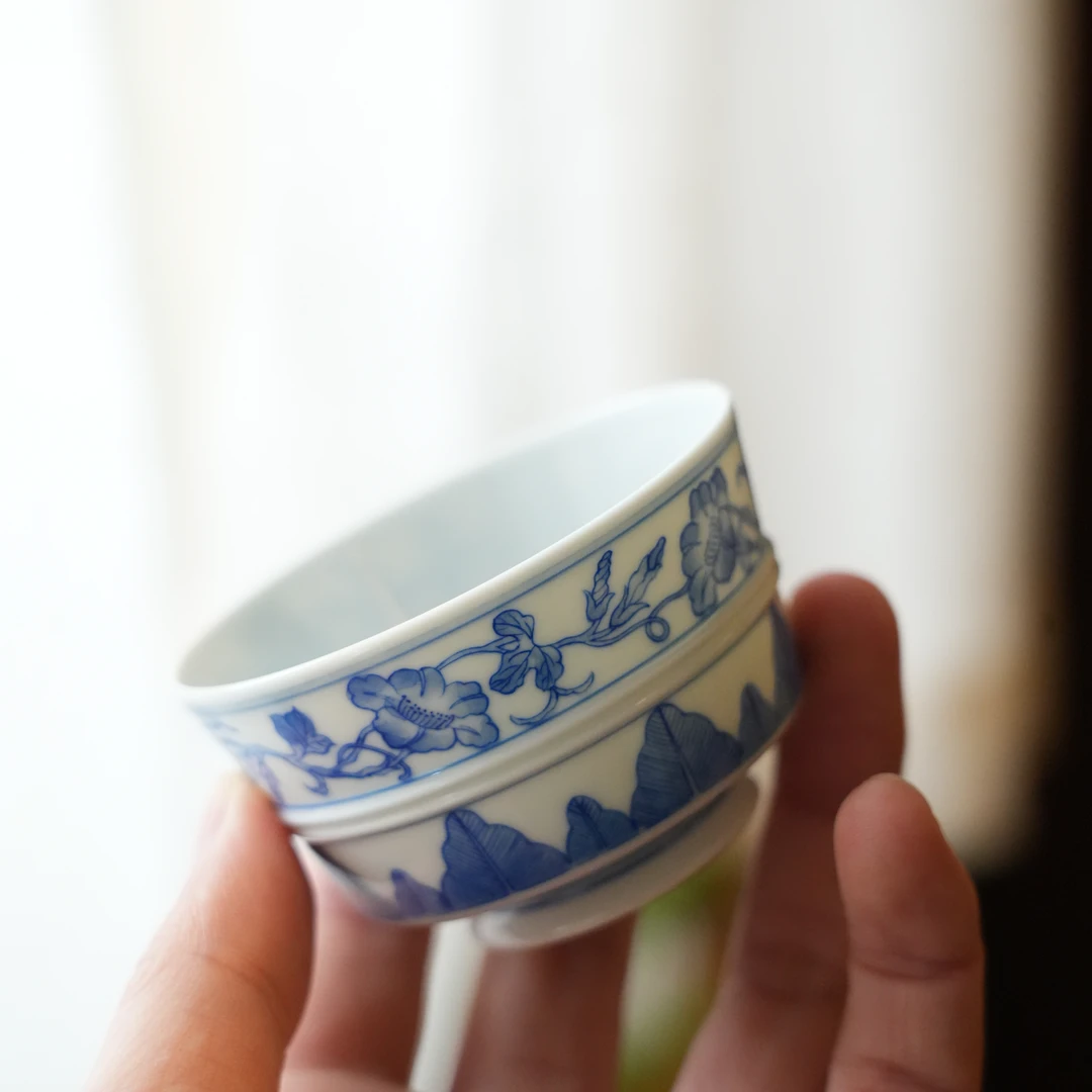 【雲梦】月造见物-夕颜芭蕉杯（YZJW00306）