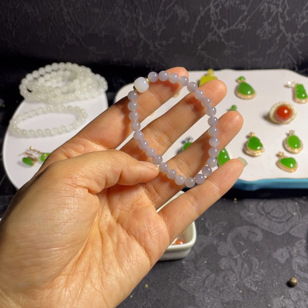 和田玉未镶嵌手串