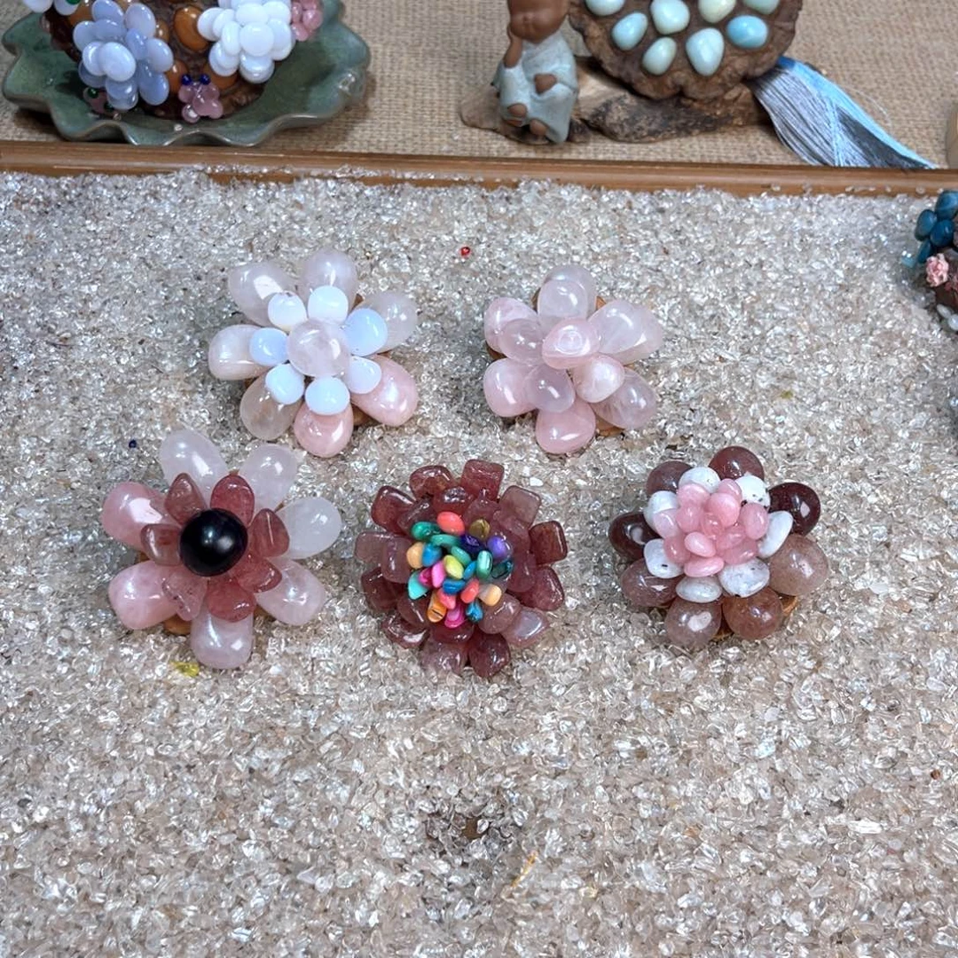 妮***萄松塔干花永生花摆件