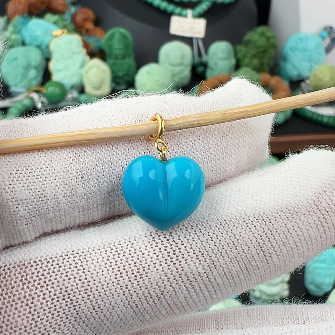 雅***赏绿松石未镶嵌绿松石主播万丽