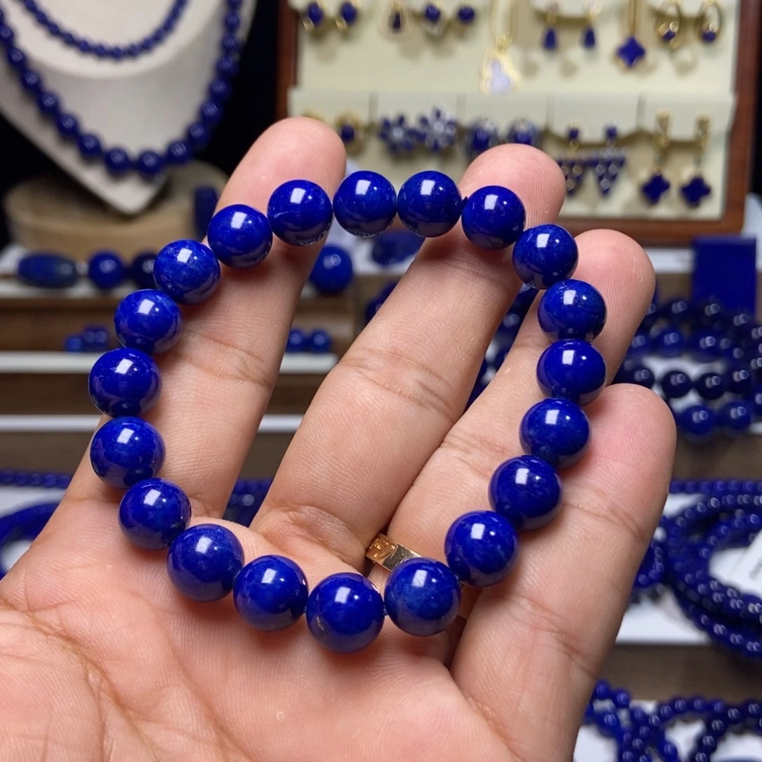 青金石未镶嵌老矿 精品 手串9+