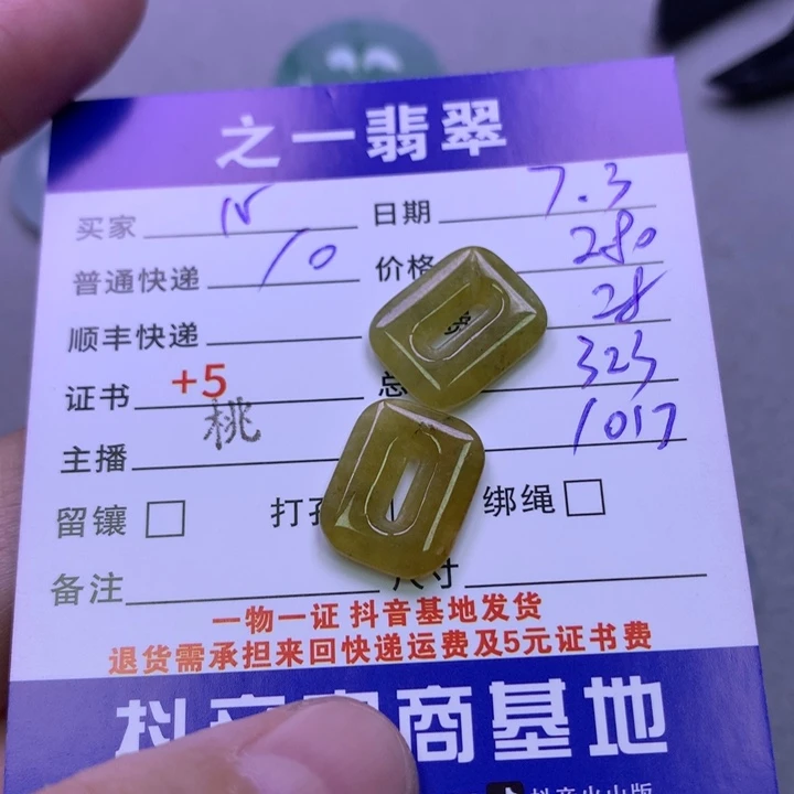 翡翠未镶嵌颈饰N***u