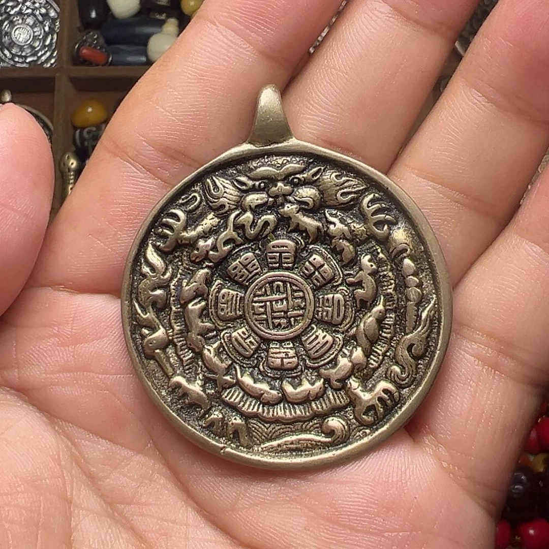 桃核吊坠九宫吊坠