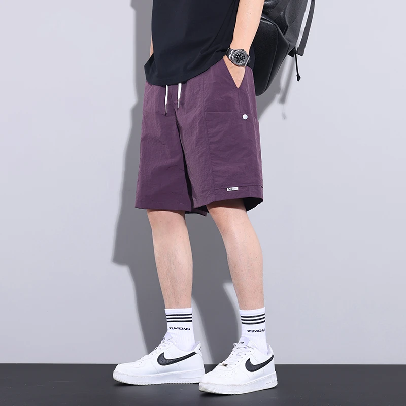 【麦意森】新品夏季男港风潮牌五分裤休闲裤短裤舒适时尚休闲运动