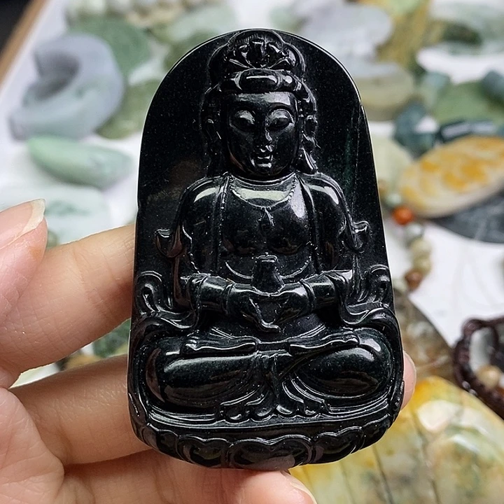 翡翠未镶嵌颈饰天然翡翠29