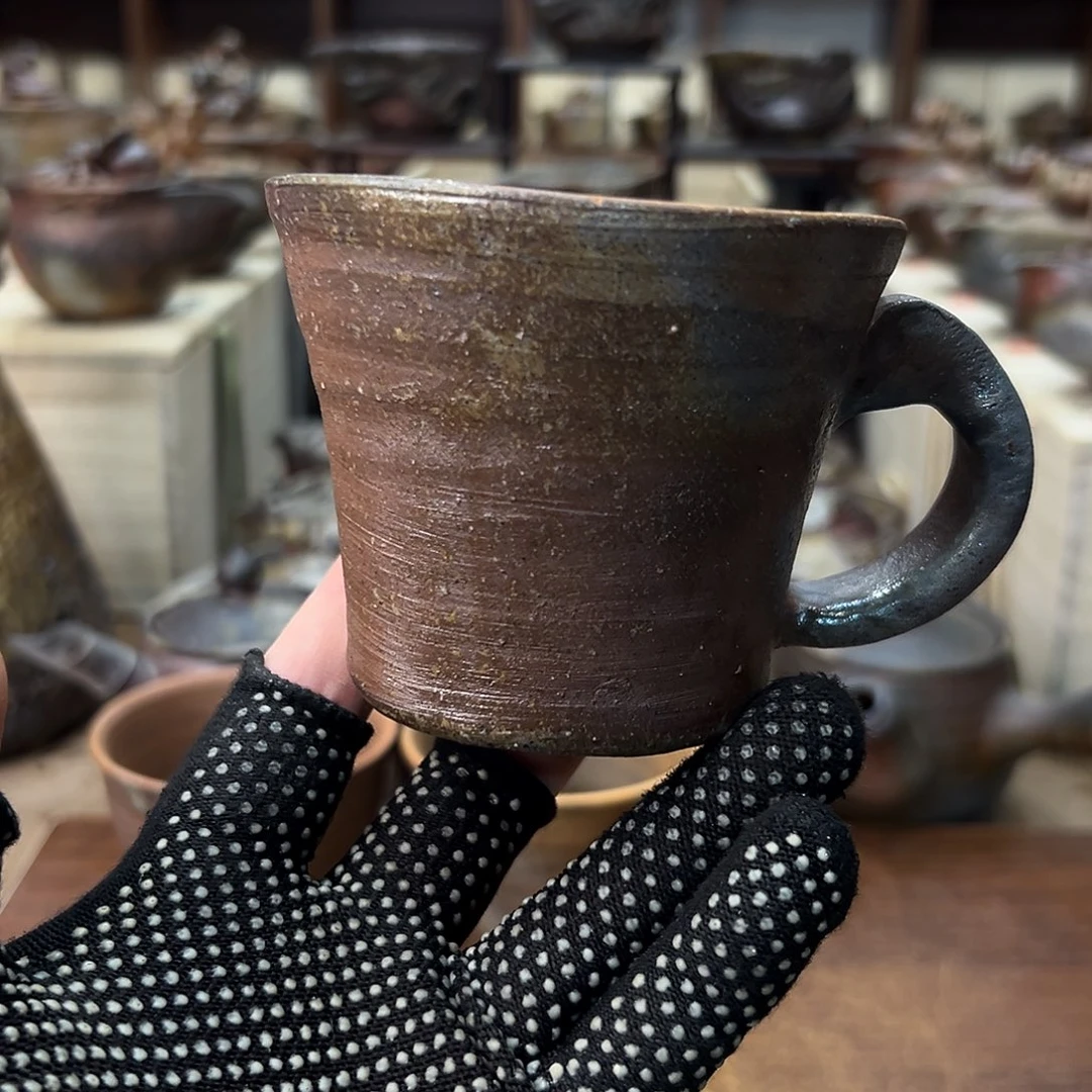 山***月备前马克杯一个好看