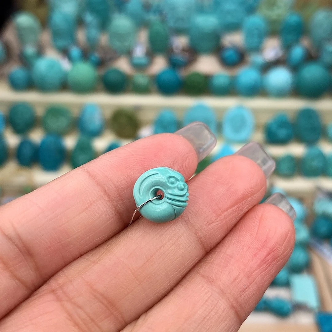 绿松石未镶嵌珠宝奇石10