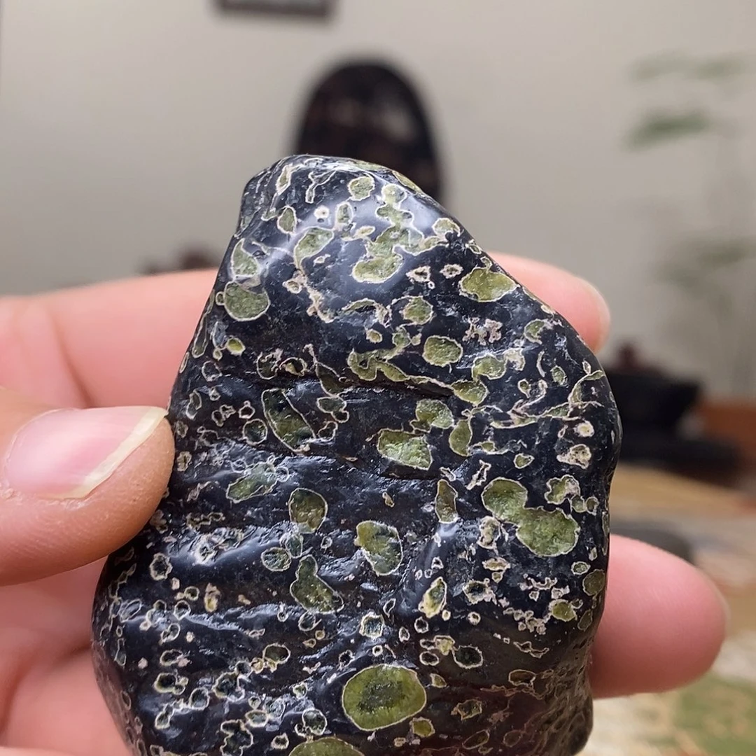 豫石匠梅花玉小鼻嘎随形手把压书石茶宠