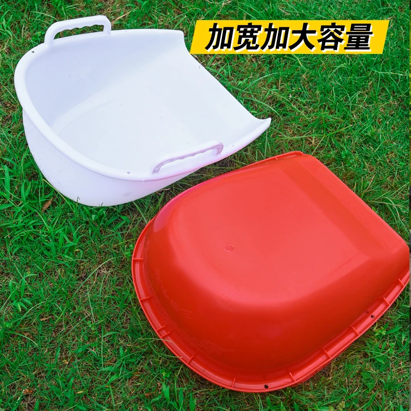 特大号农用加厚手持塑料簸箕家用挑土农村耐磨耐用老款筛米堆粮铲