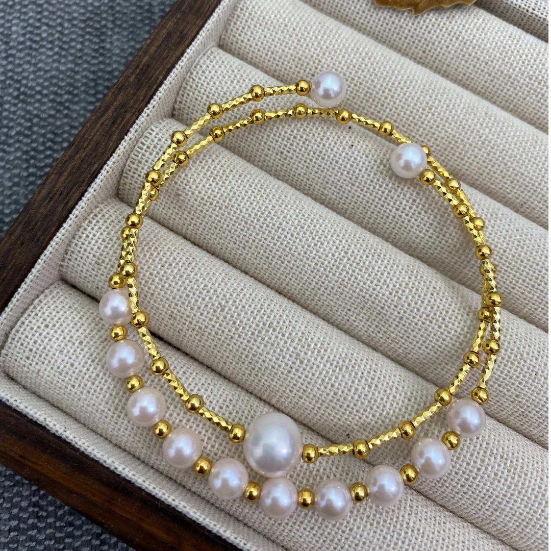 海水珍珠Akyoa 5-9mm 手镯