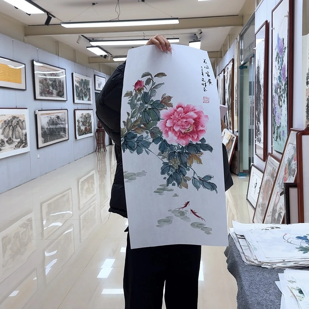 国画国画作品多次