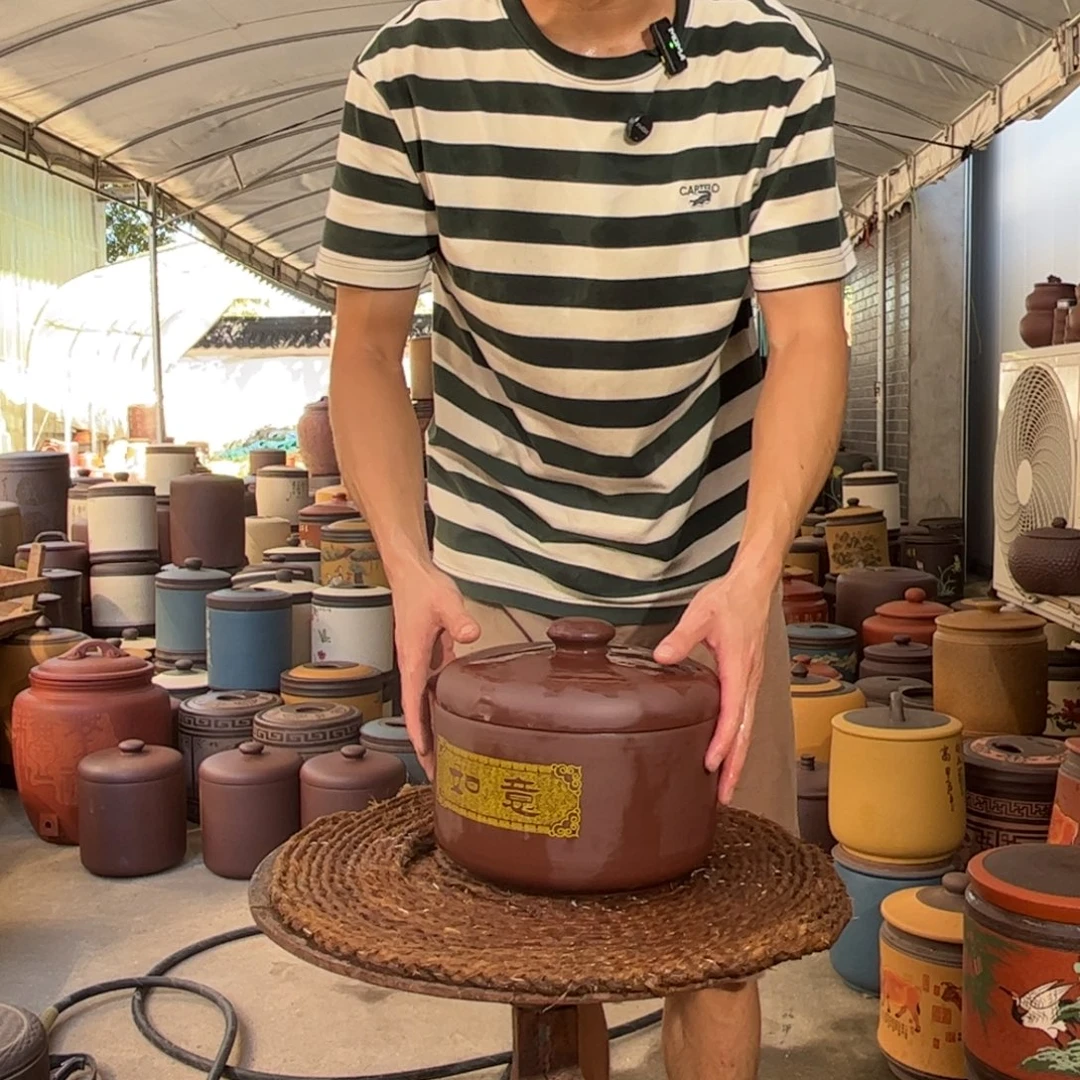 紫砂茶叶罐5饼茶叶罐