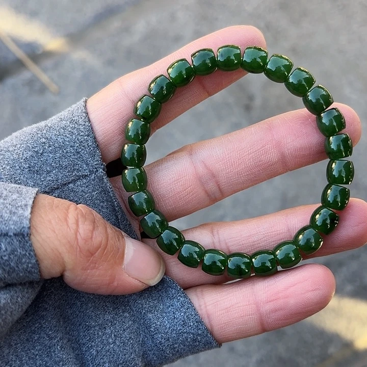 未镶嵌手串和田玉（碧玉）