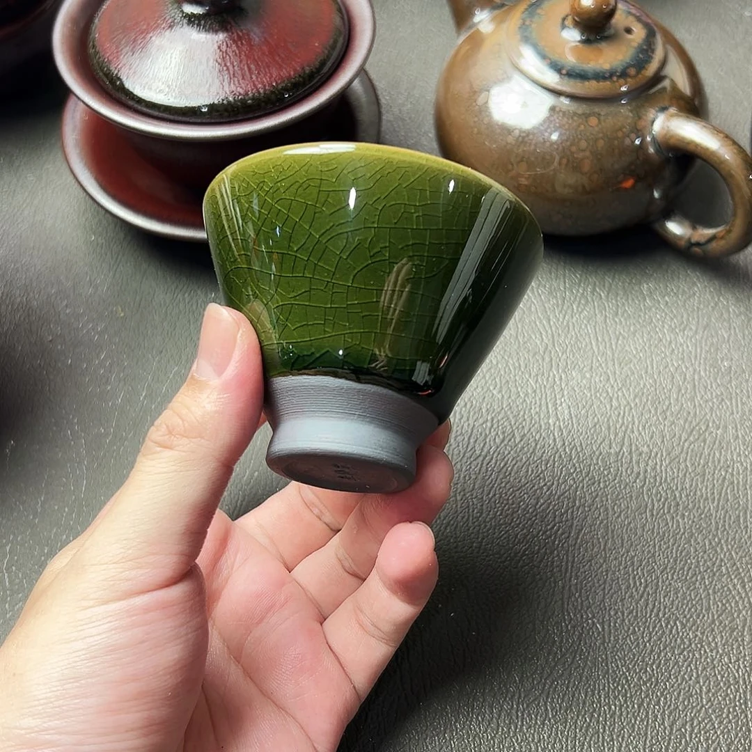 茶盏这个时候才开始准备好准备迎接
