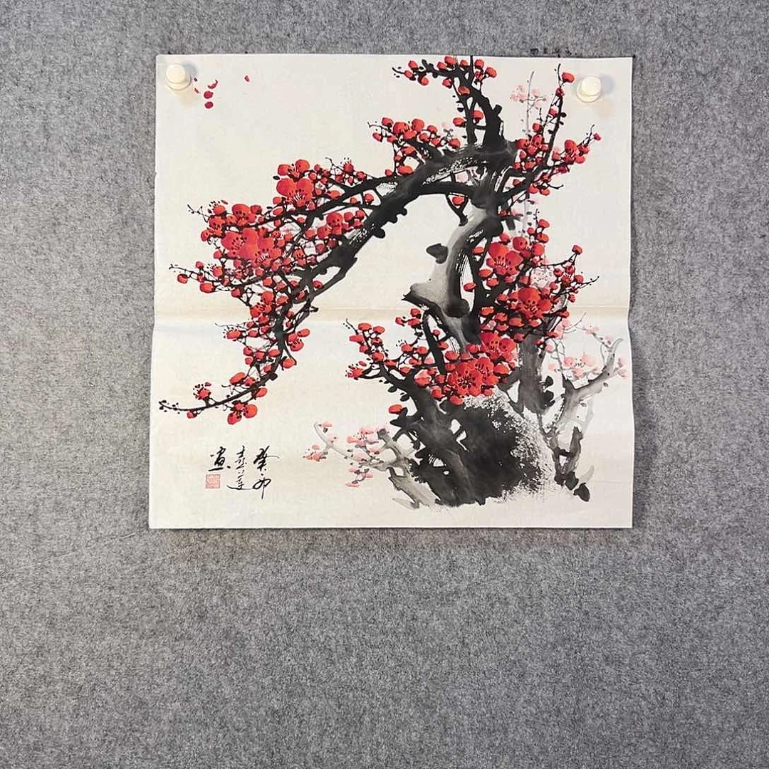 国画635 牡丹之歌中写有两位诗人和他