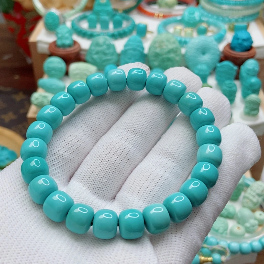 绿松石未镶嵌手串9mm