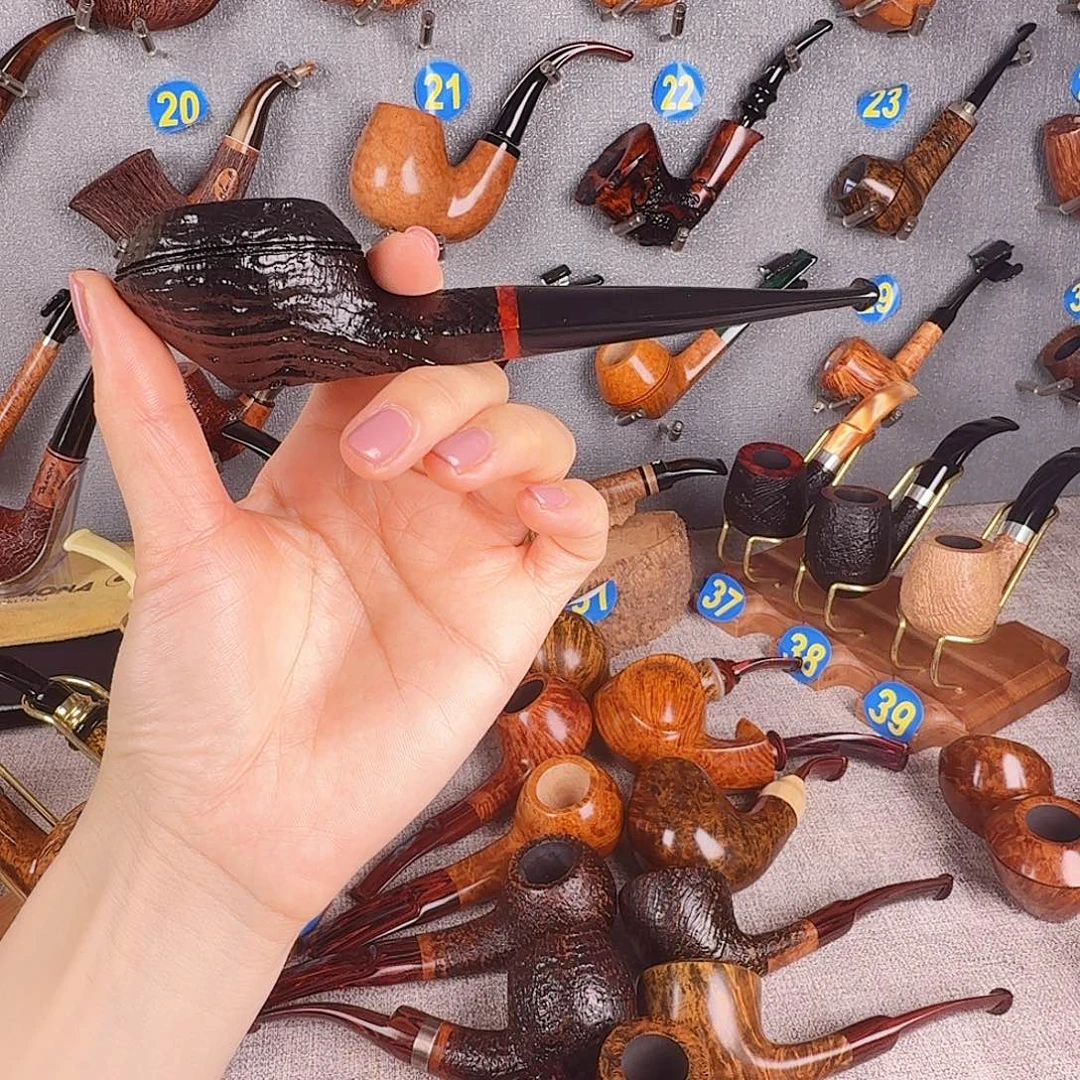 石楠木手工烟斗牛头3毫米