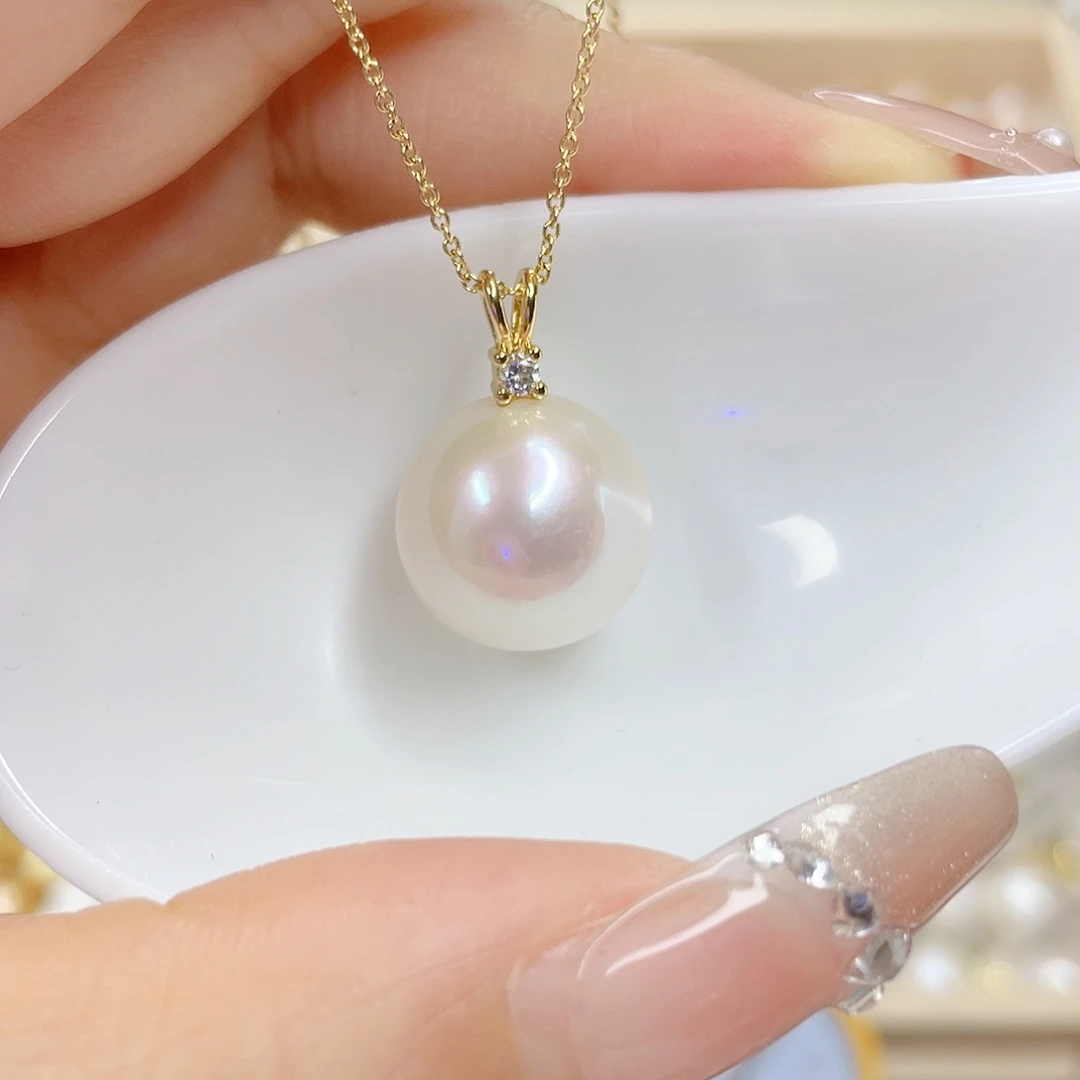 淡水珍珠未镶嵌吊坠(赠链)