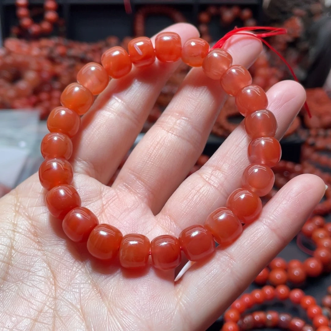 南红玛瑙手链未镶嵌