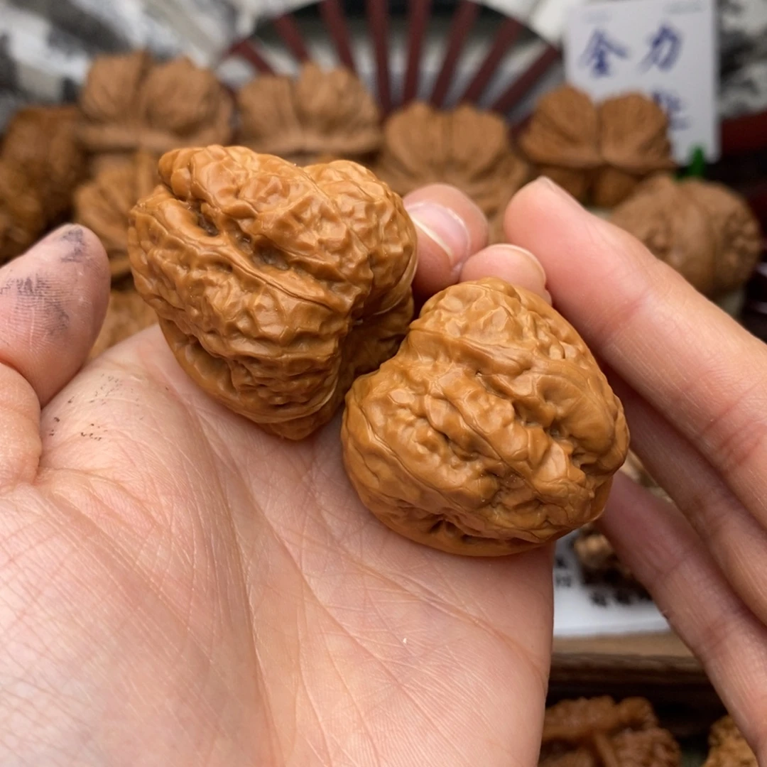 文玩核桃把件264号35-41三角蛙