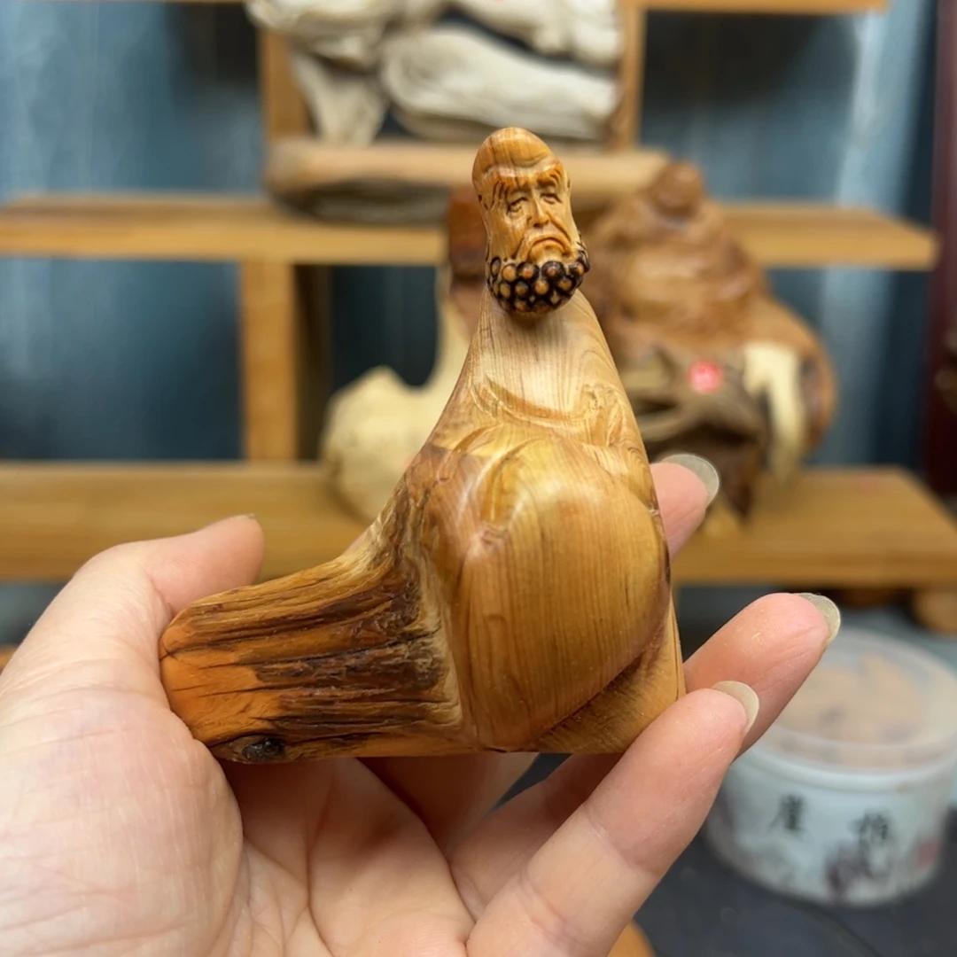 木?****?崖柏木摆件手把件