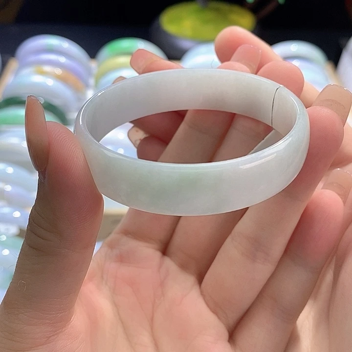 未镶嵌手链翡翠小雅54圈口