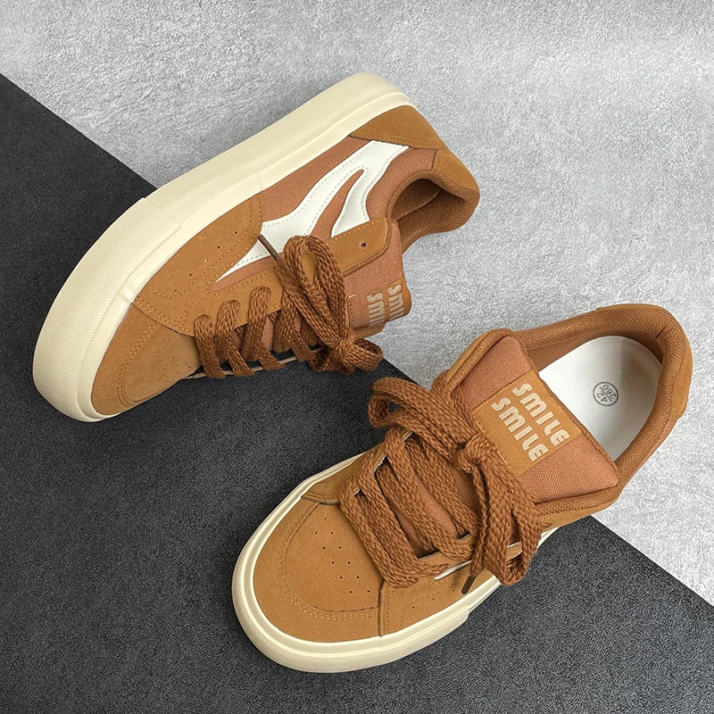 2025春季爆款百搭潮流帆布鞋男小众复古透气板鞋子学生运动休闲鞋