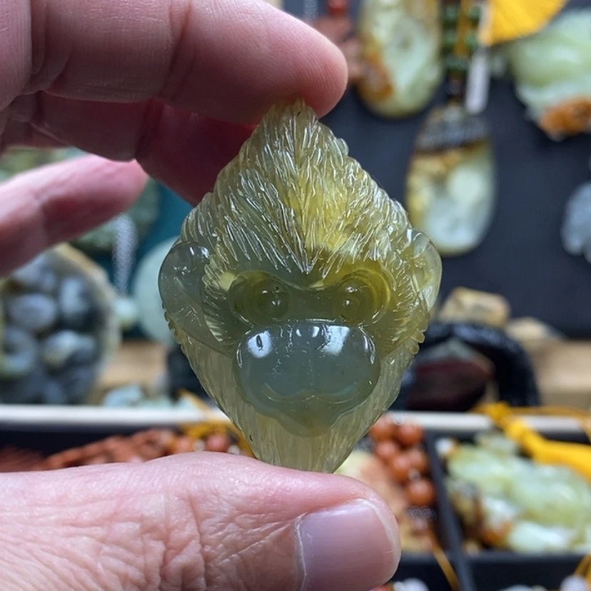 【闪购商品】蛇纹石玉吊坠未镶嵌