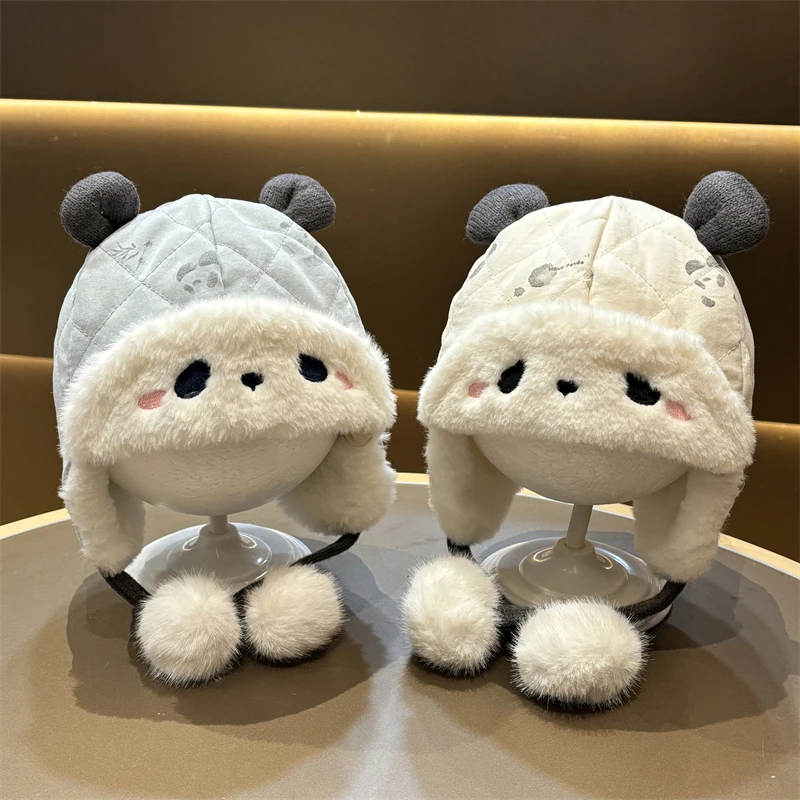 婴儿帽子秋冬季宝宝男雷锋帽保暖女外出加厚护耳帽婴幼儿冬天卡通