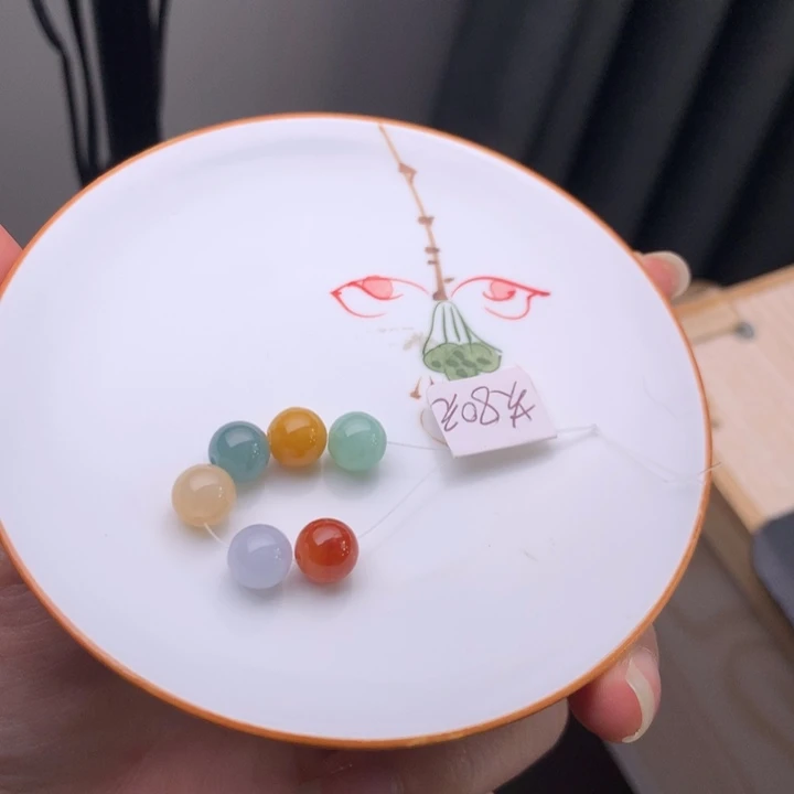 翡翠未镶嵌手链翡翠y1541 卡8.2