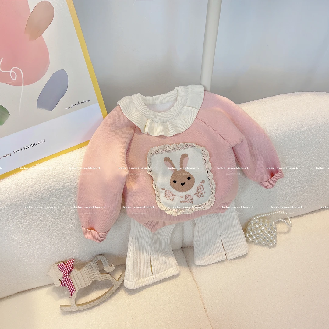 （keke甜心童装）清 2024新款女童秋冬套装裙子