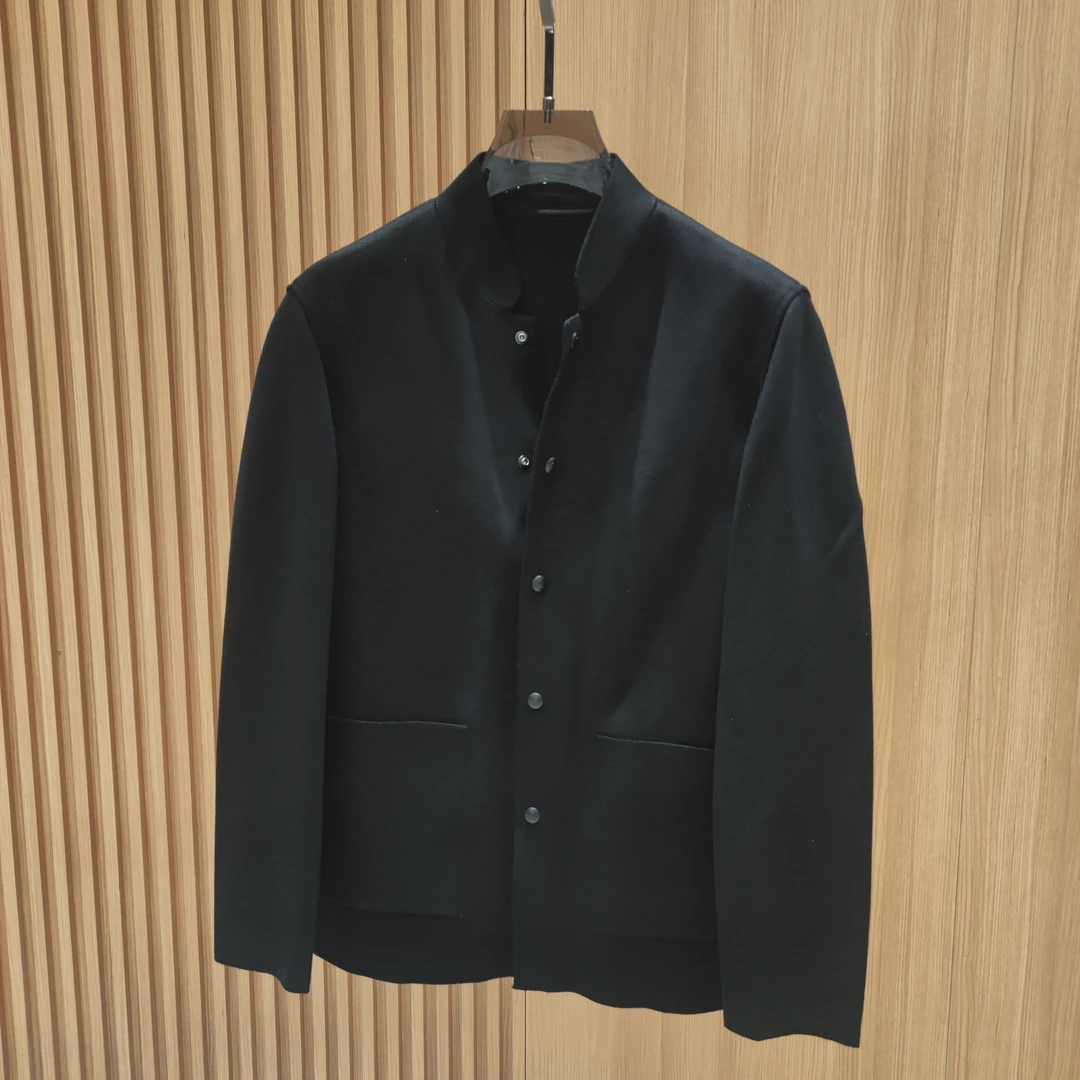 【龙港臻品】6790新中式夹克按扣休闲外套