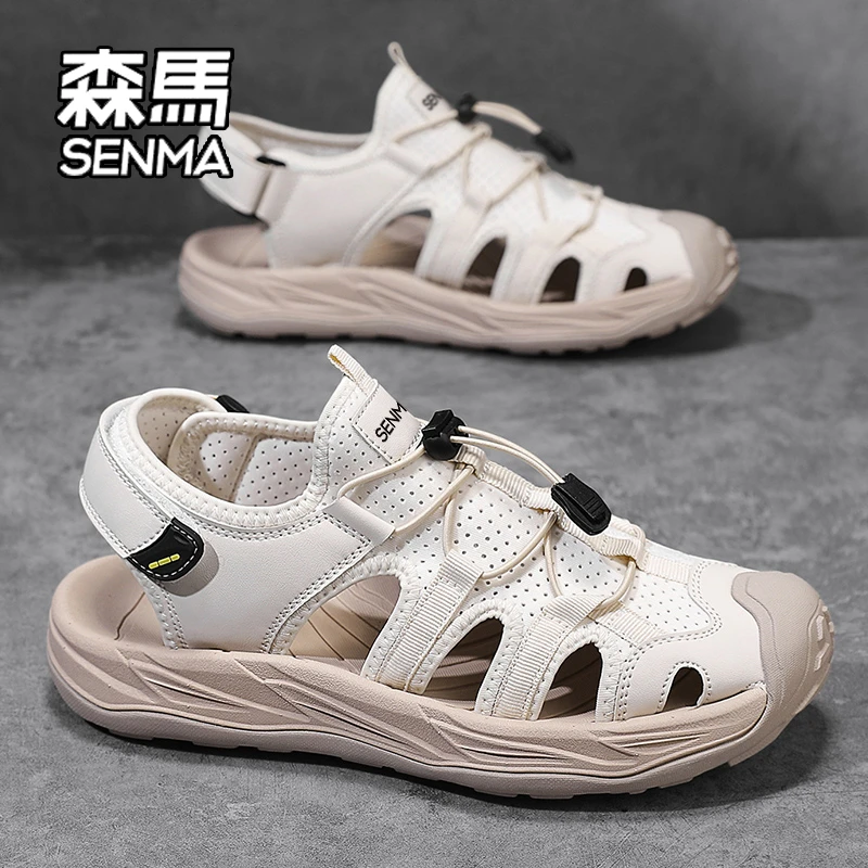 SENMA/森马凉鞋男款夏季外穿包头防滑耐磨户外溯溪涉水运动沙滩鞋