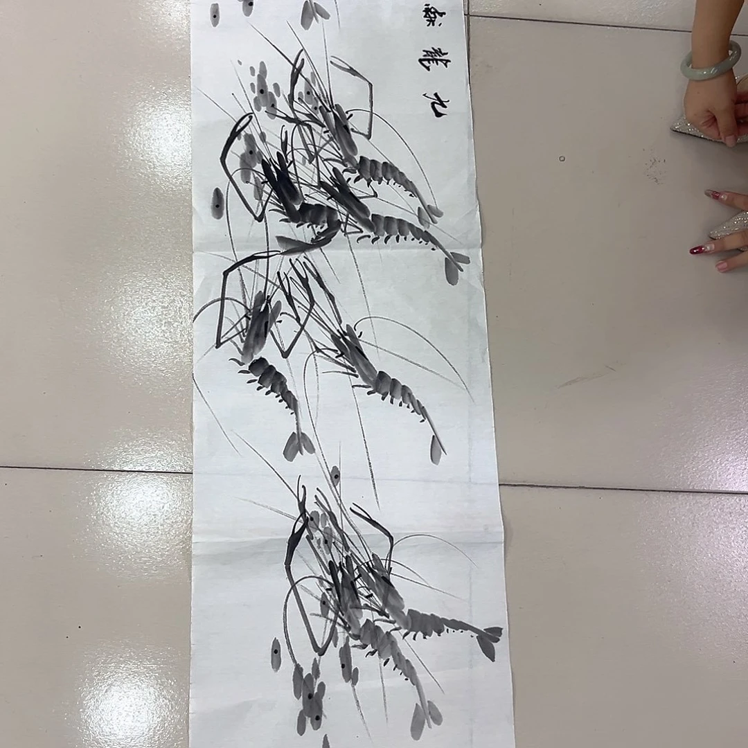 国画纯手工山水花鸟