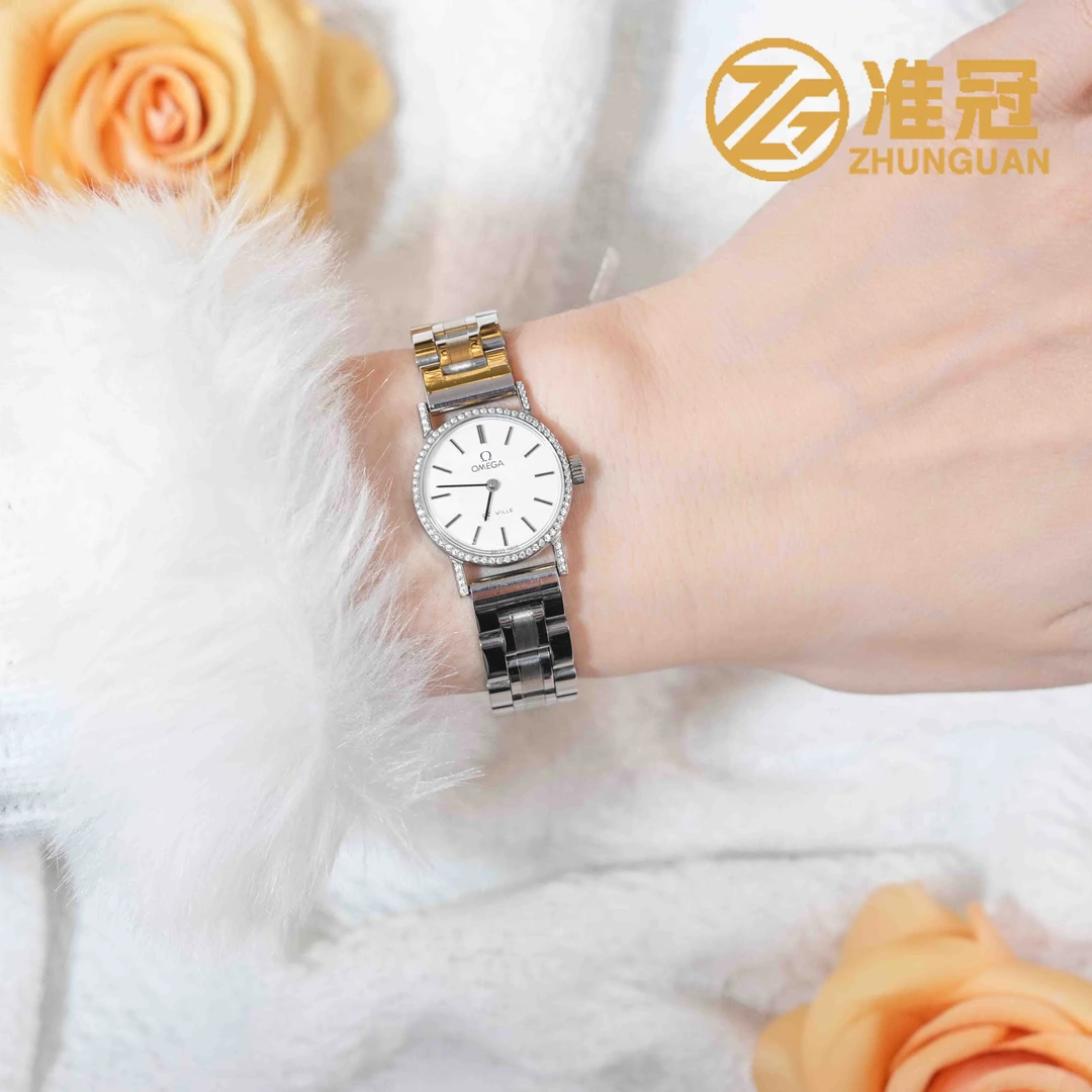 95新 Omega/欧米茄 21.5mm手动机械MR3999碟飞系列瑞士名表