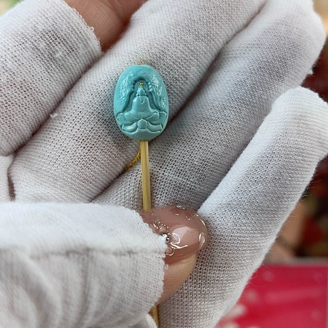 绿松石珠宝奇石未镶嵌