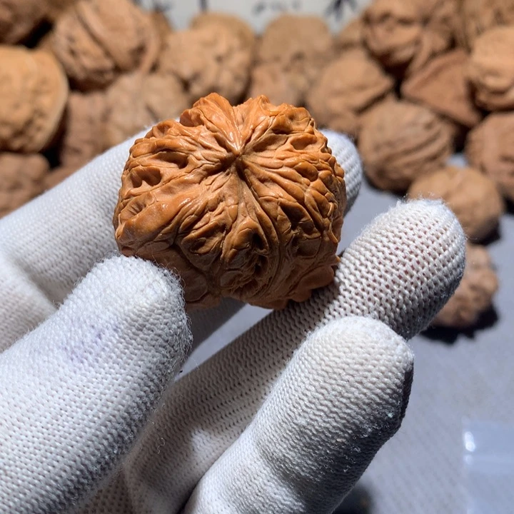 文玩核桃吊坠小*锹文玩核桃单只