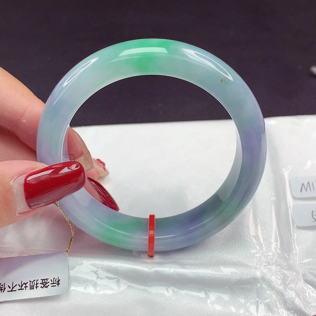 未镶嵌手镯翡翠53圈664