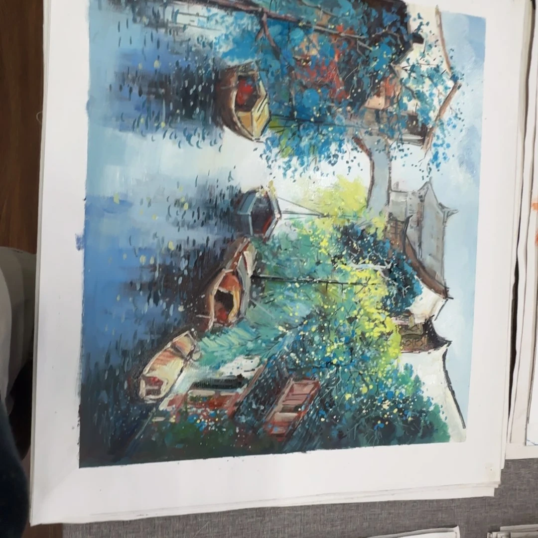 油画加油加油努力加油加油