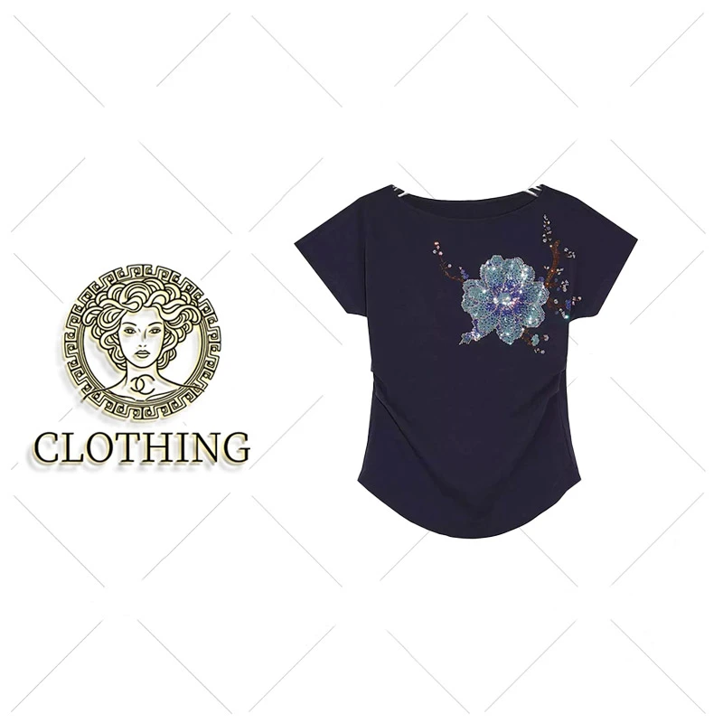 【CLOTHING/原创设计】A79288新款洋气百搭休闲短袖25